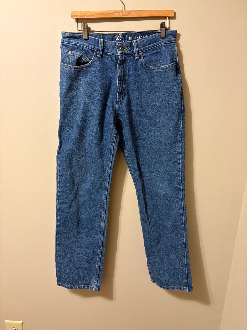 Riders by Lee Men's Relaxed Fit Blue Denim Jeans Size 32x32